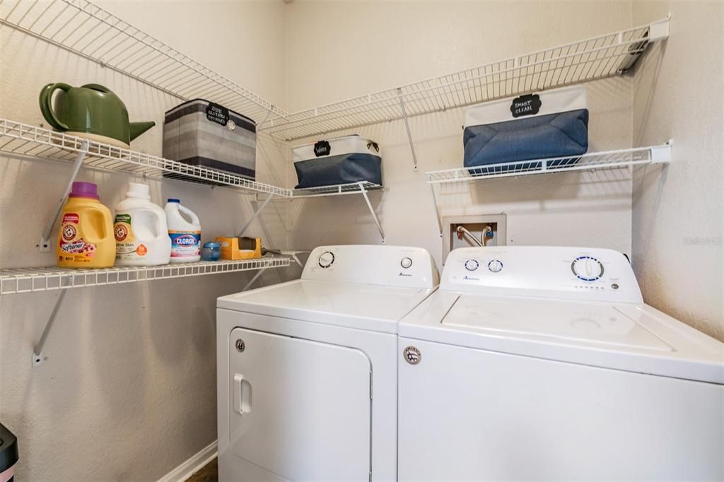 Laundry Room off of the Kitchen