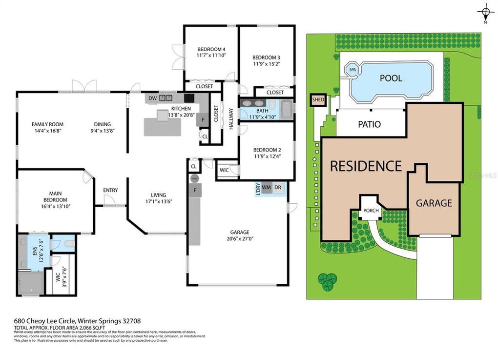 Active With Contract: $560,000 (4 beds, 2 baths, 2066 Square Feet)