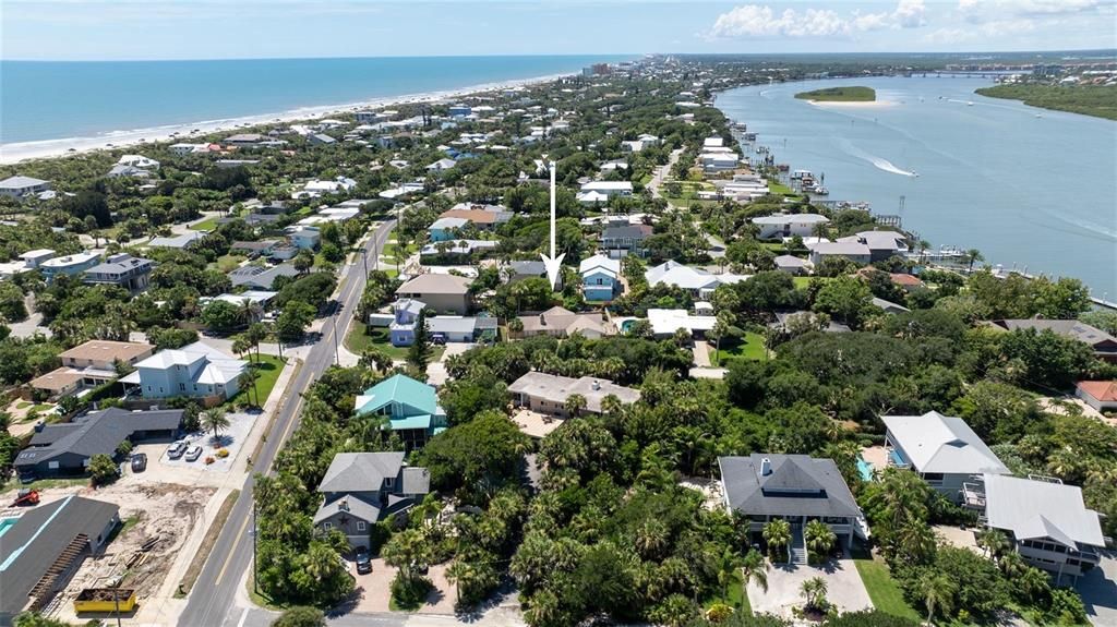 Aerial View Looking South