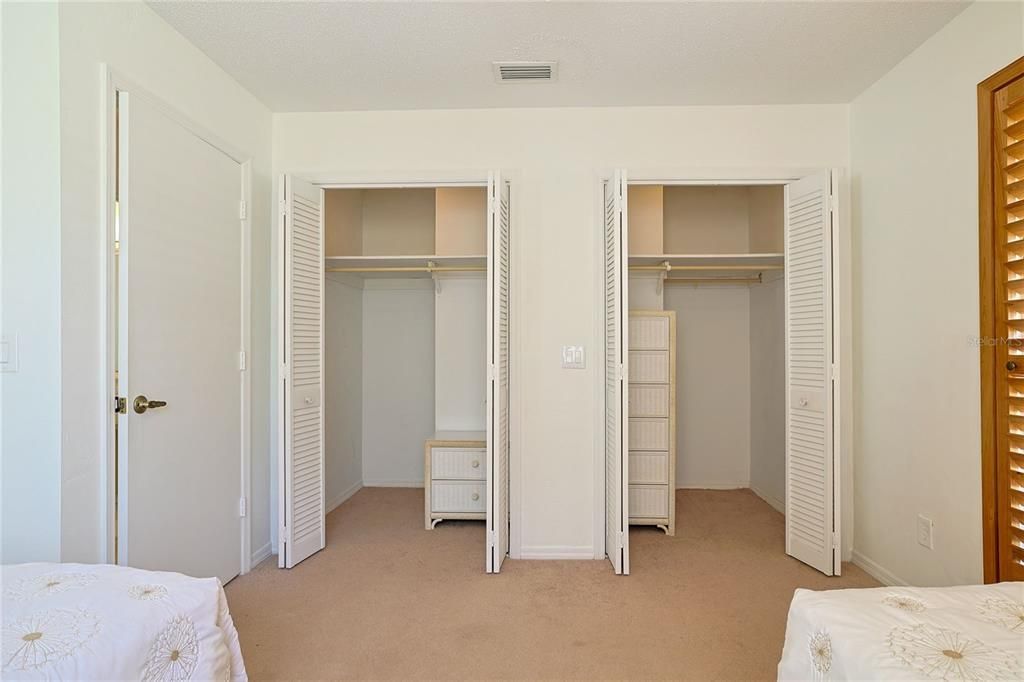 2nd Bedroom Closets