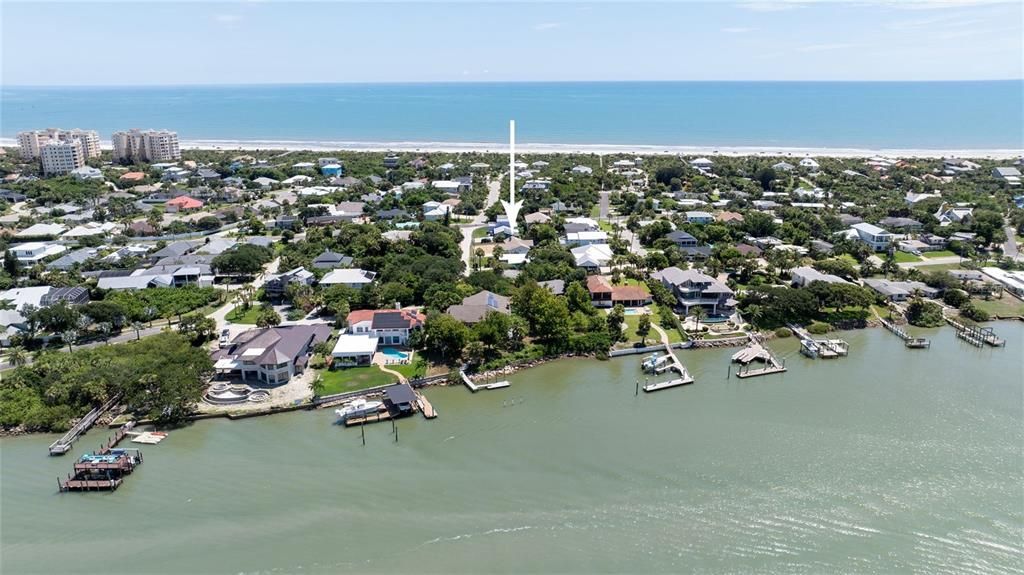 Aerial View Looking East