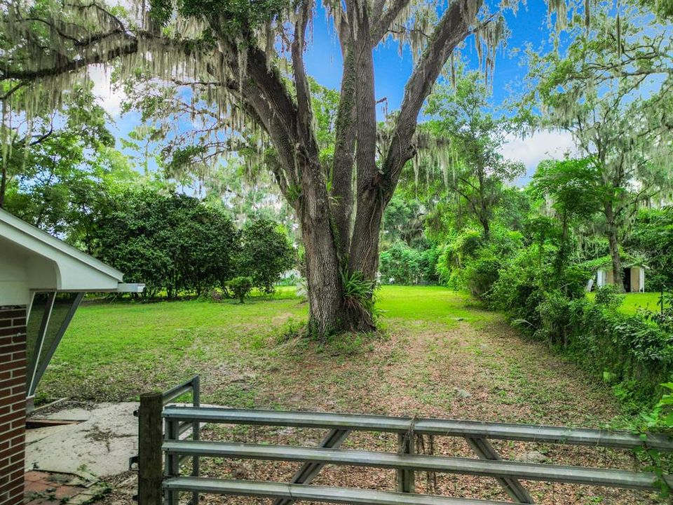 gate to store rv or boat in backyard