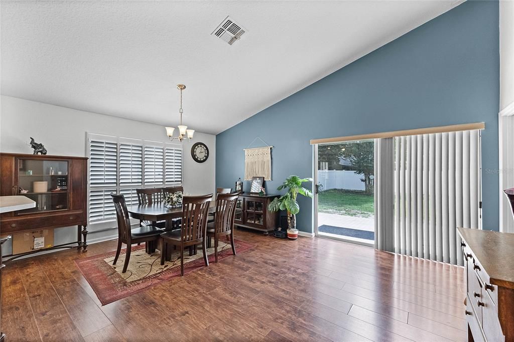 Formal Dining Area - Wood Laminate Plank Flooring