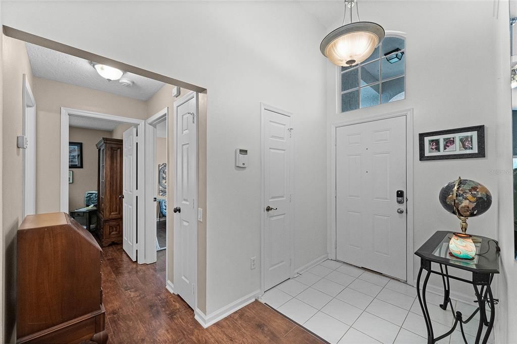 Light and Bright Foyer with High Ceilings