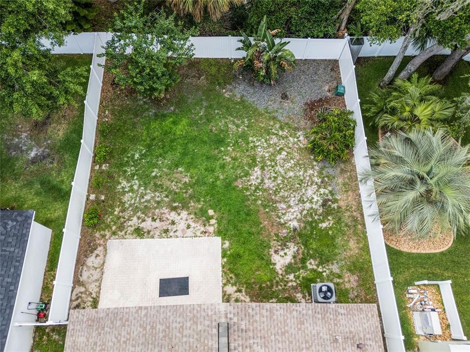 Aerial Back yard