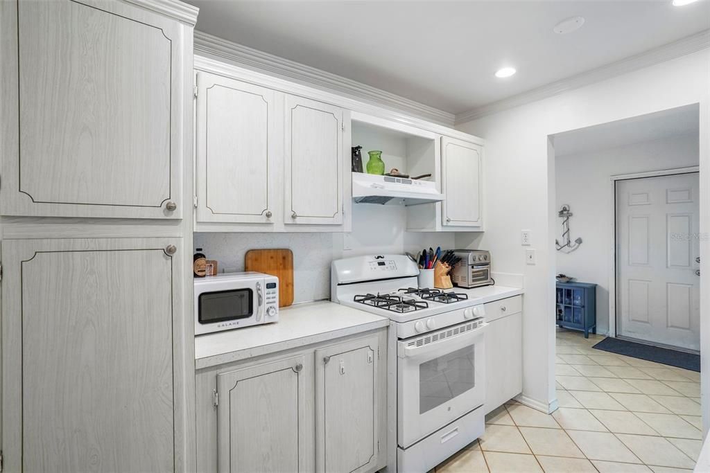 Kitchen looking into family room