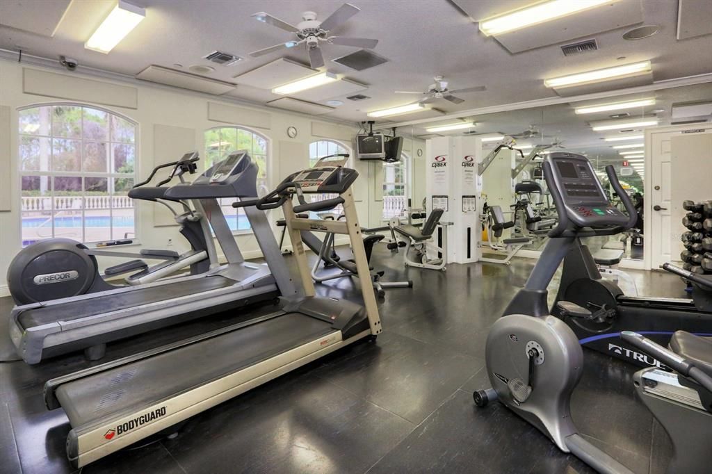 The fitness center is perfect place to start your mornings!