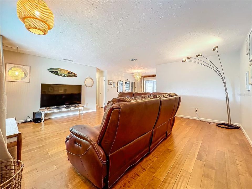 Beautiful hardwood floors throughout the home