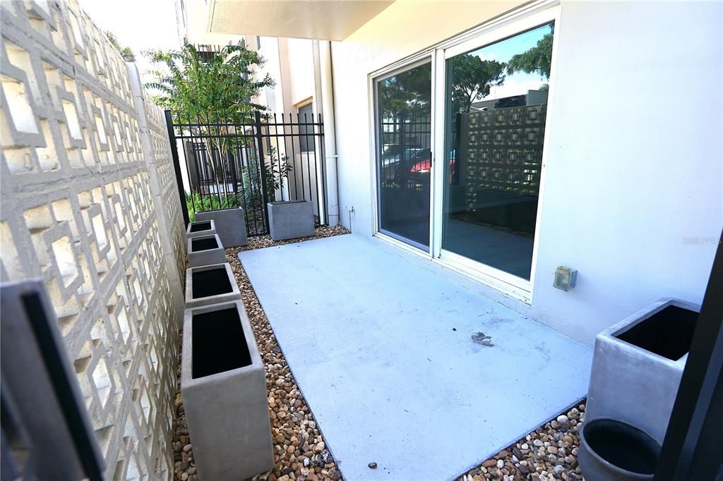 Private Gated Patio