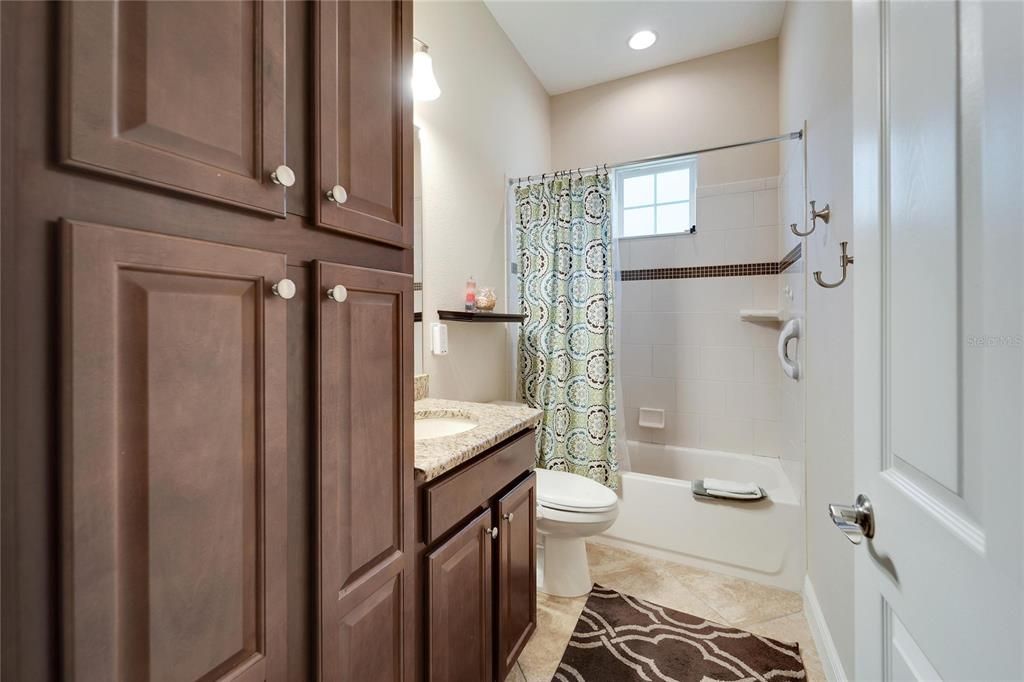 Bathroom 2, Built In Cabinets, Single Vanity