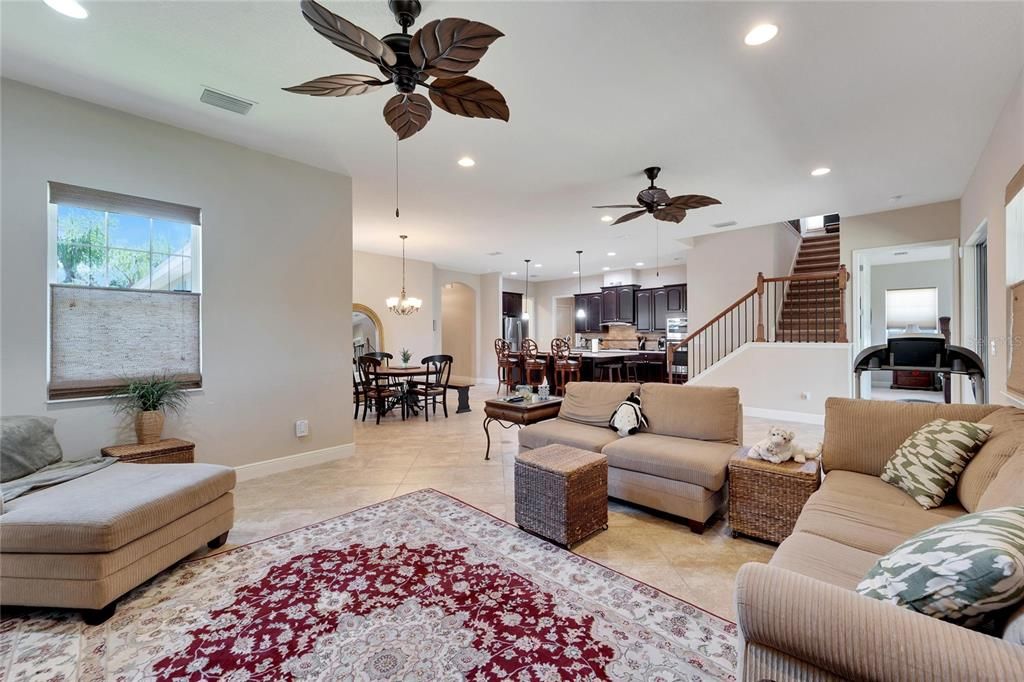 Family Room, Open concept