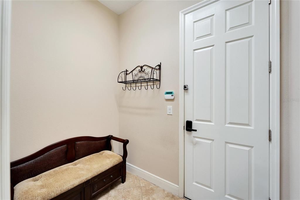 Mud Room, off garage