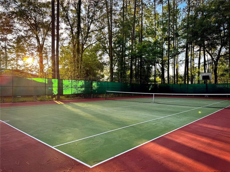 View 2 of the tennis courts