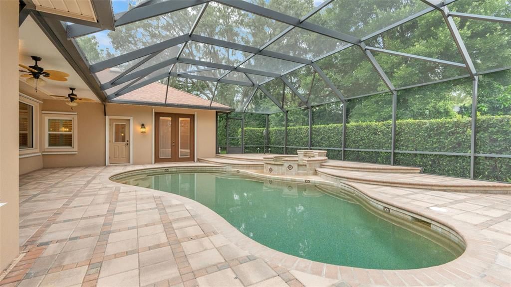 Pool access throughout the home