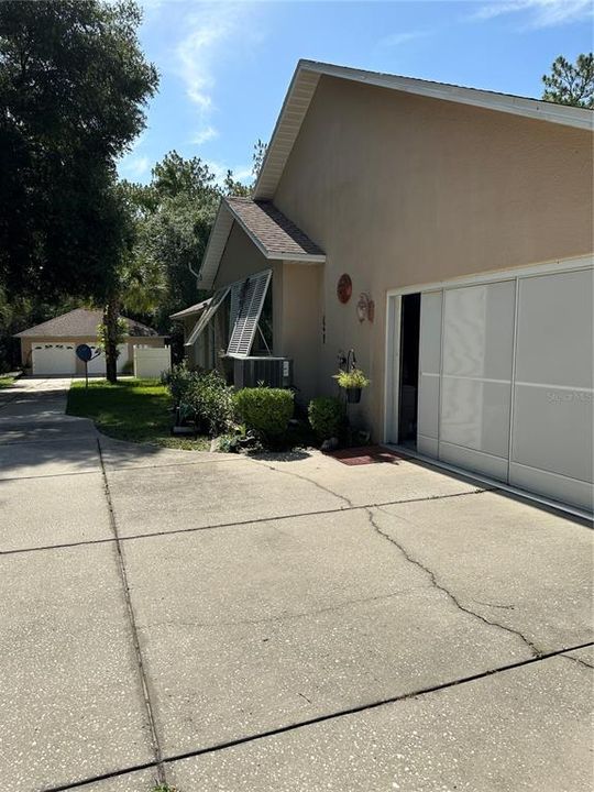 DRIVEWAY TO EXTRA GARAGE