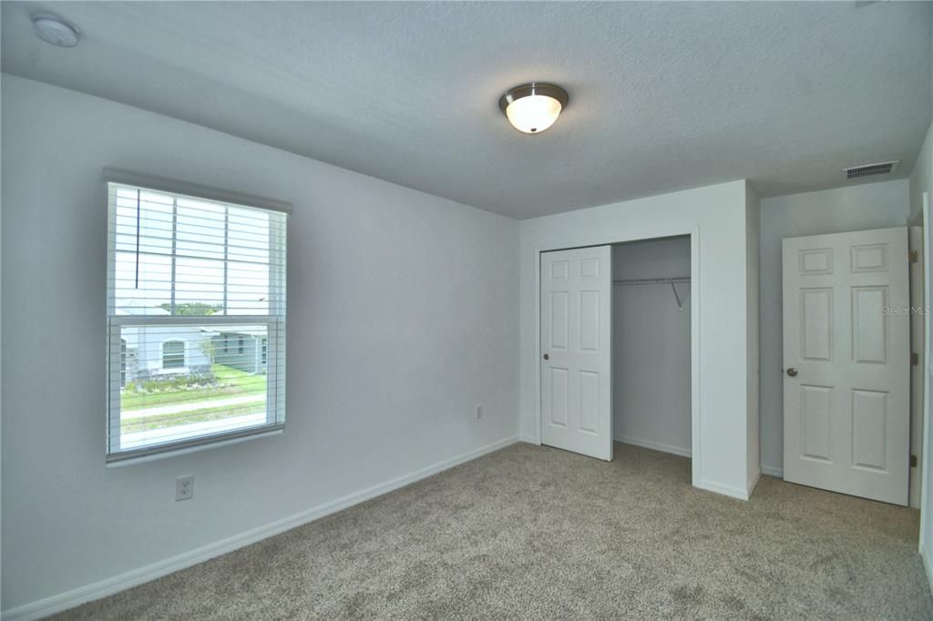 4th upstairs bedroom with built in closet