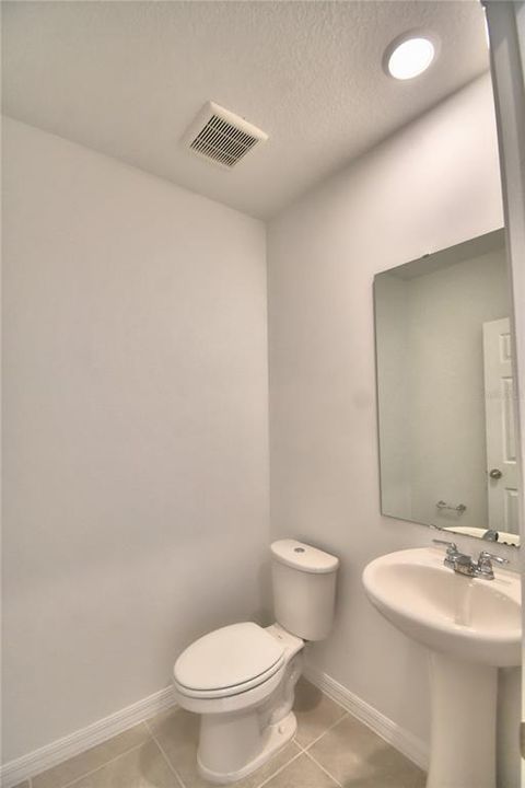 first floor half bath