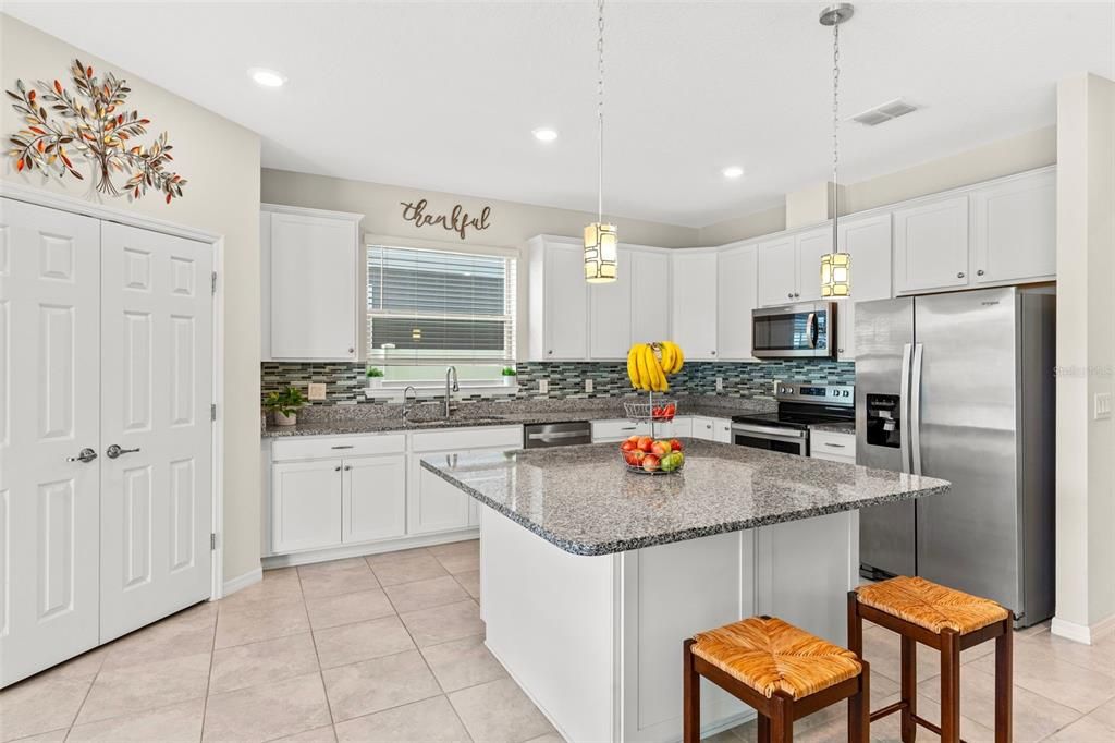 Cabinets in Kitchen Island