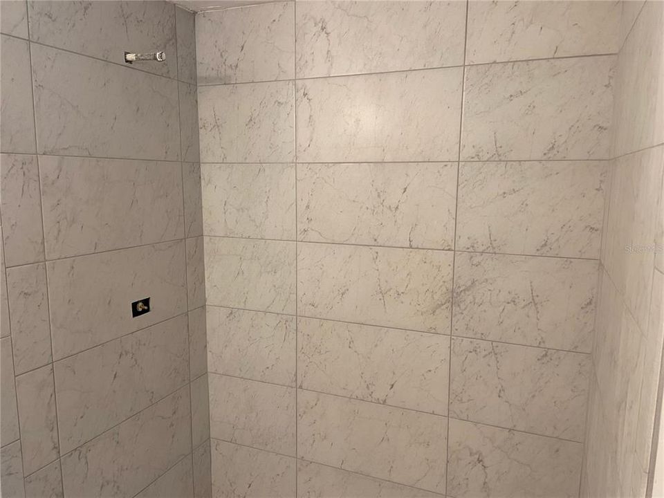 Shower tile walls