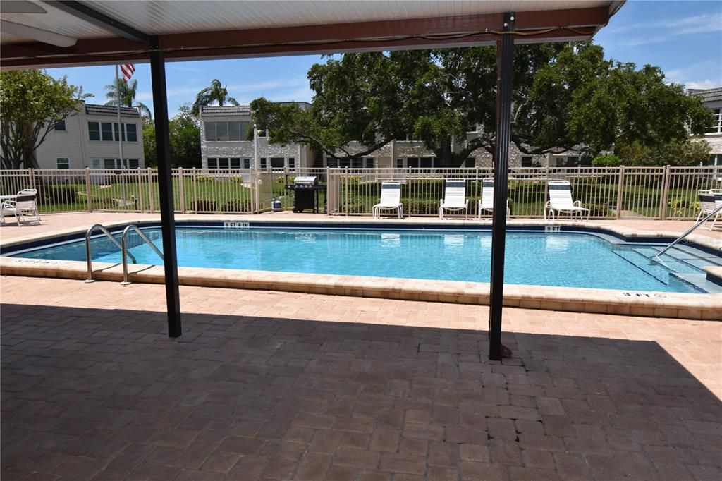 View of pool from Clubhouse