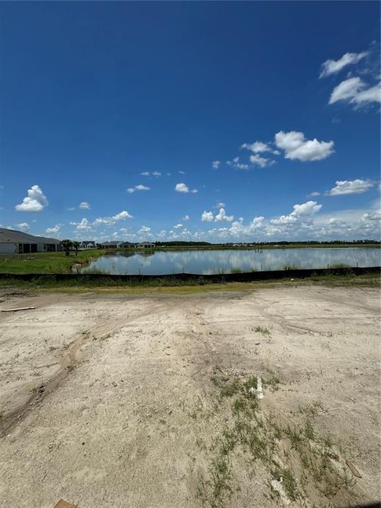 Backyard view- Northern-exposed water view