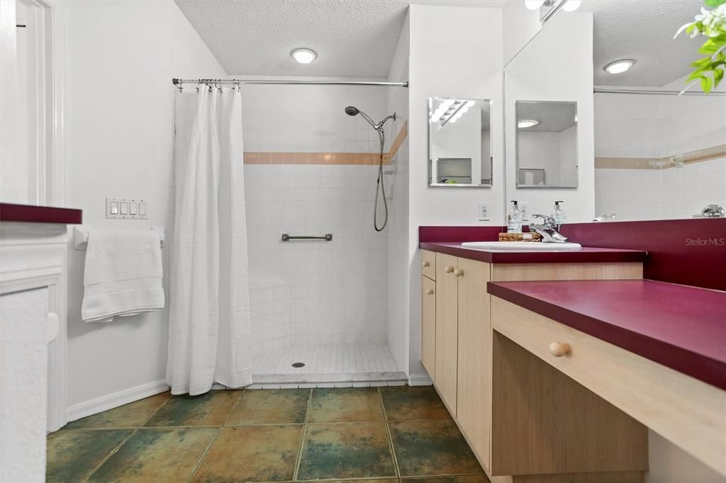 Hallway to master bath