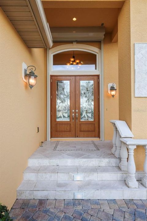 Welcoming front entry