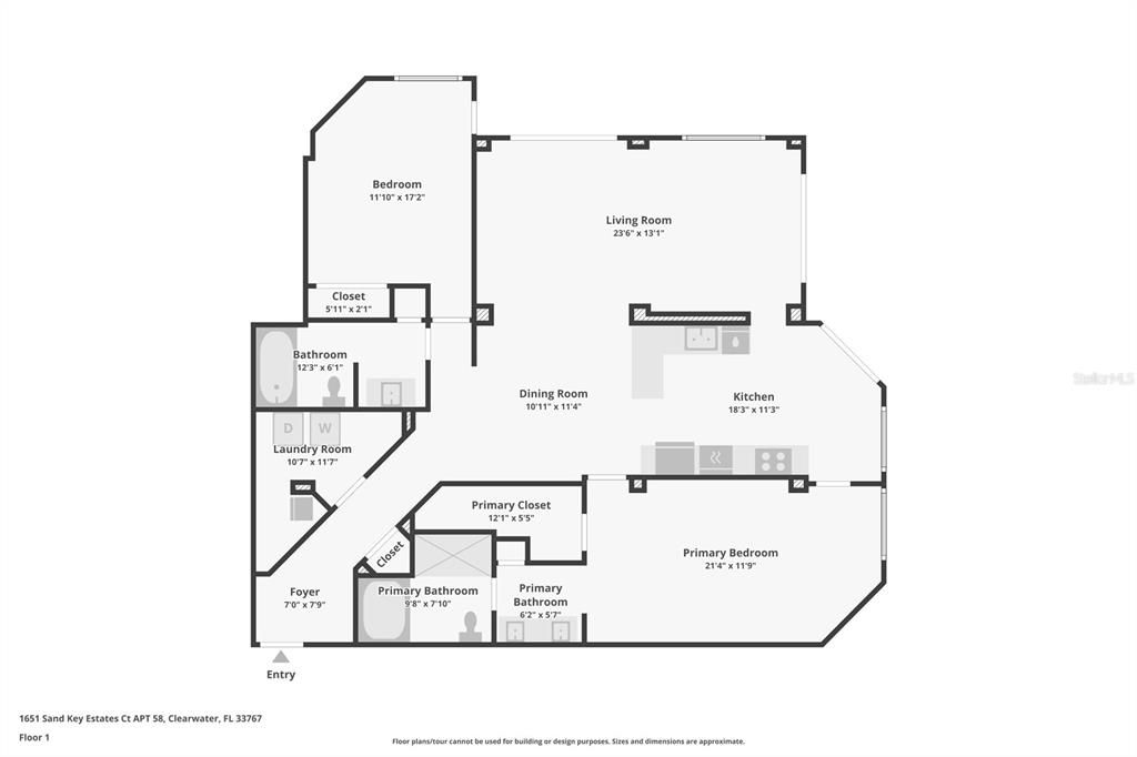 For Sale: $749,000 (2 beds, 2 baths, 1530 Square Feet)