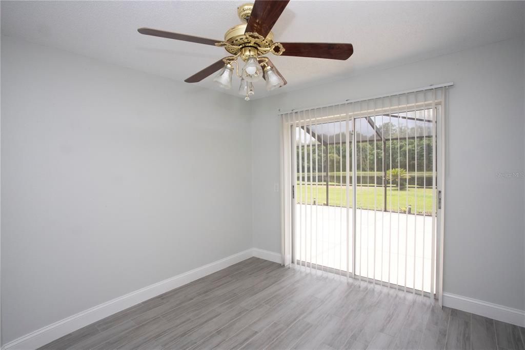 View from Living room to front door