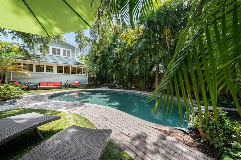 Pool patio