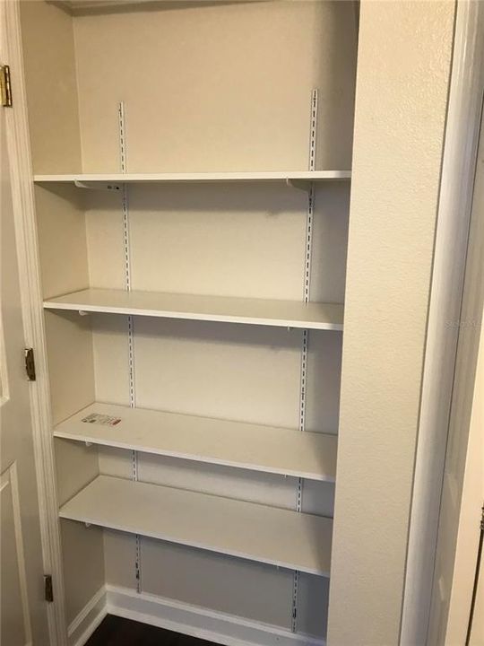 Apt. Bedroom Shelving for Storage