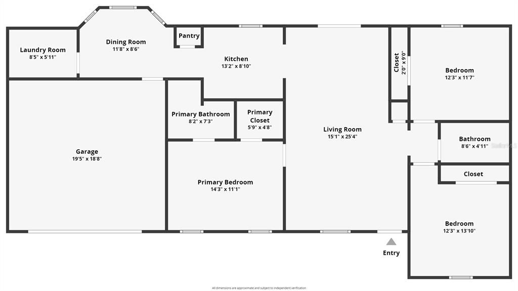 En Venta: $265,000 (3 camas, 2 baños, 1315 Pies cuadrados)