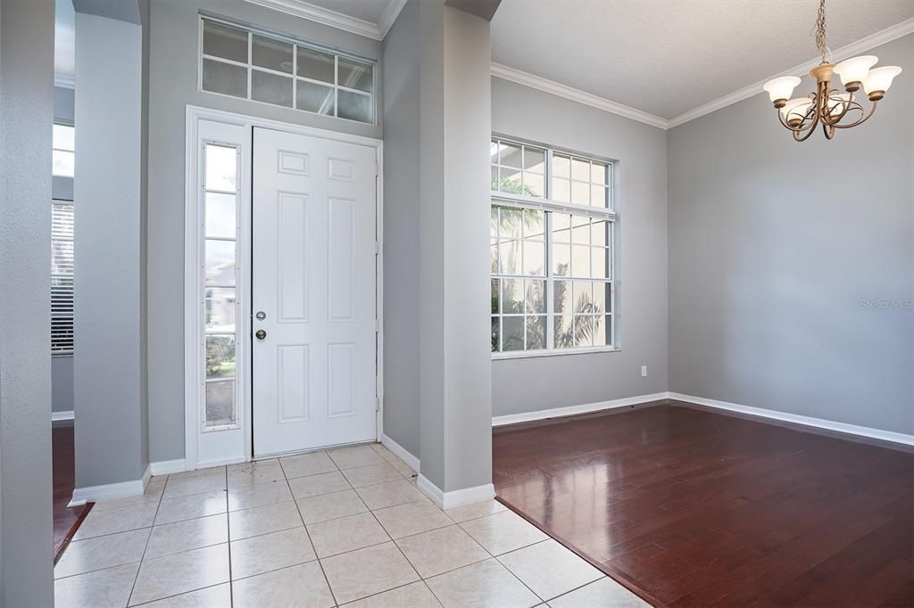 Entry Foyer toward Formal Dining Room