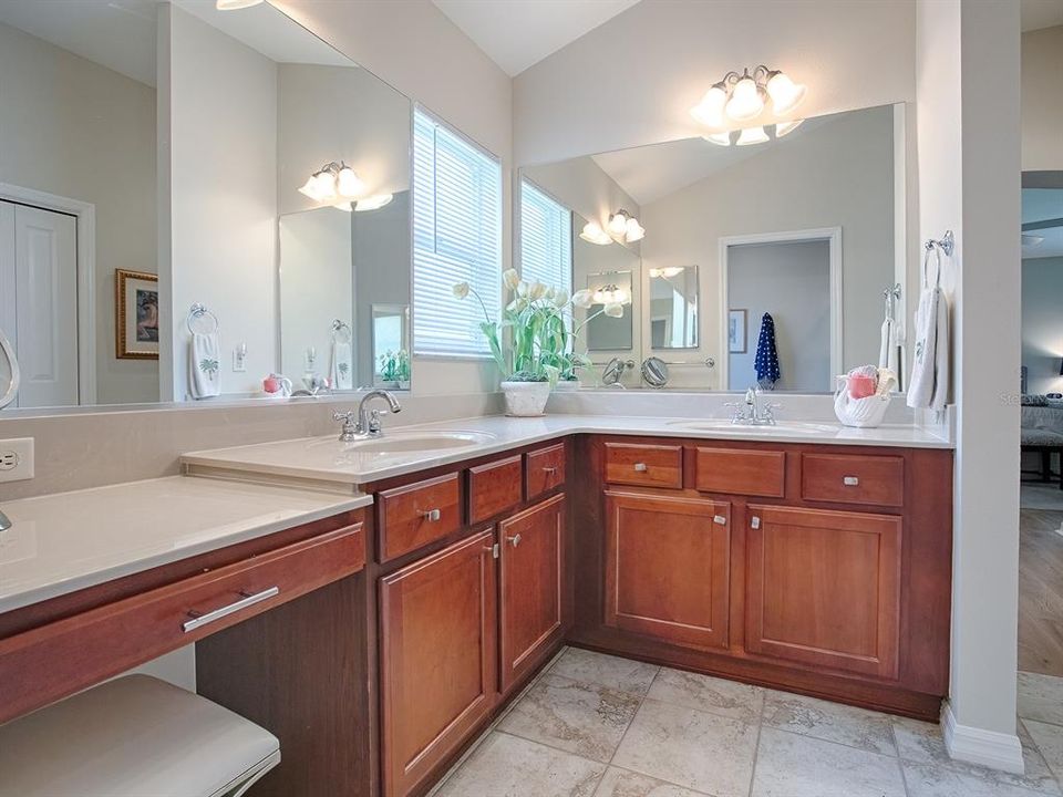 PRIMARY BATHROOM WITH DOUBLE VANITY