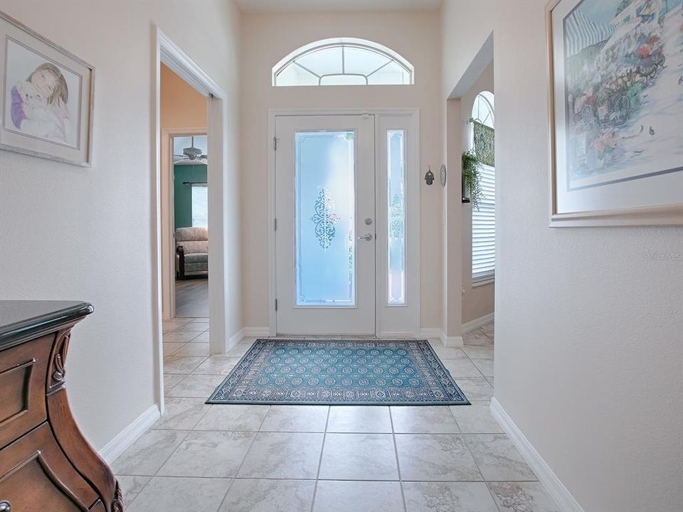 BEAUTIFUL DECORATIVE GLASS FRONT DOOR