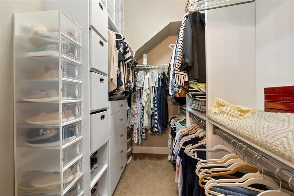 Master Walk-in Closet w/Built-ins