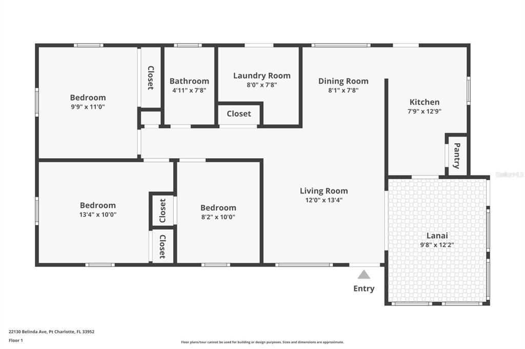 Active With Contract: $219,900 (3 beds, 1 baths, 1052 Square Feet)