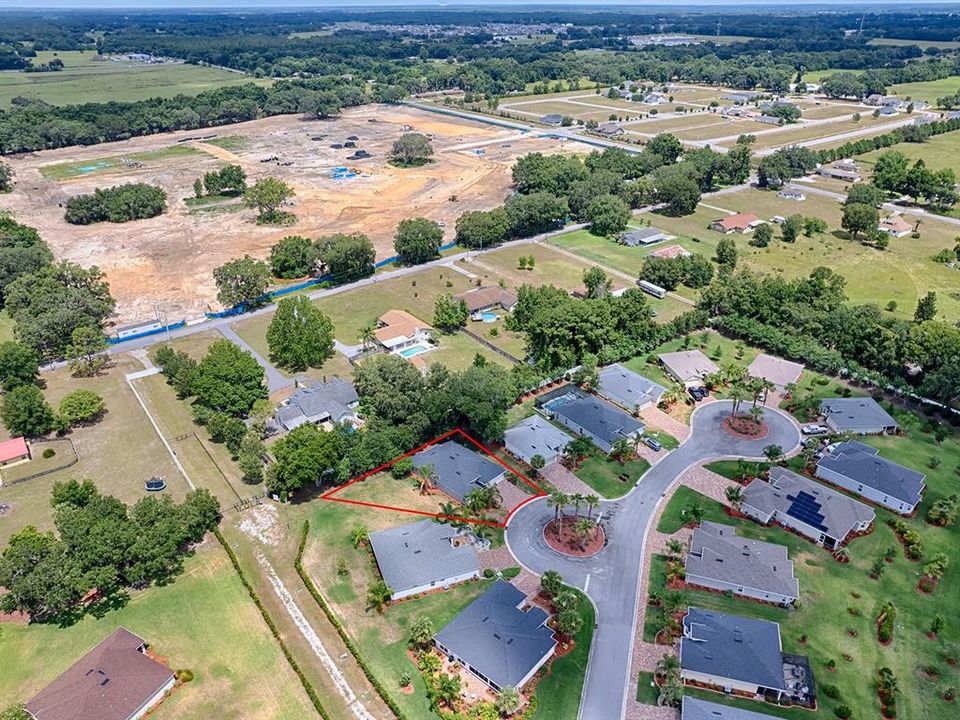 OVERHEAD VIEW W/ LOT LINES