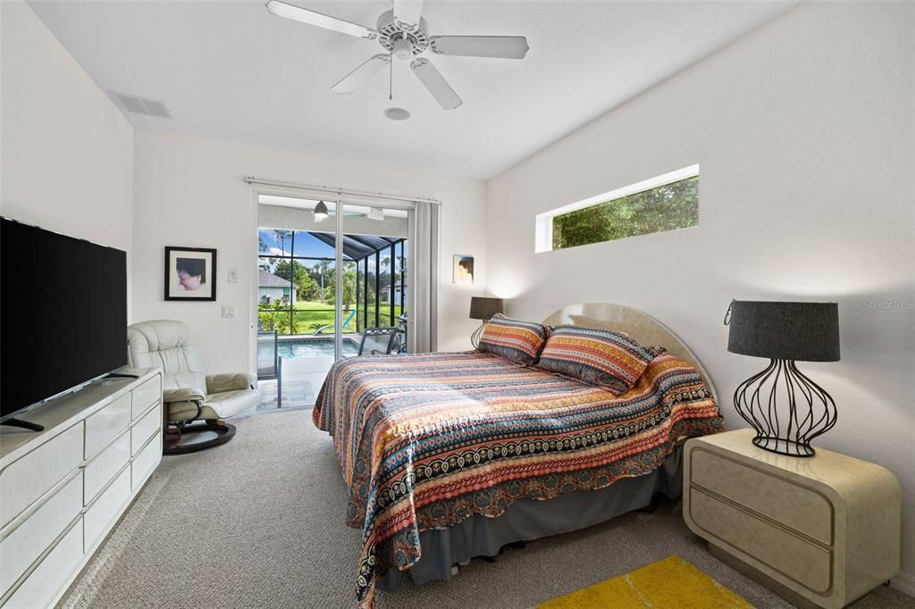 Primary Bedroom with Sliders to Lanai