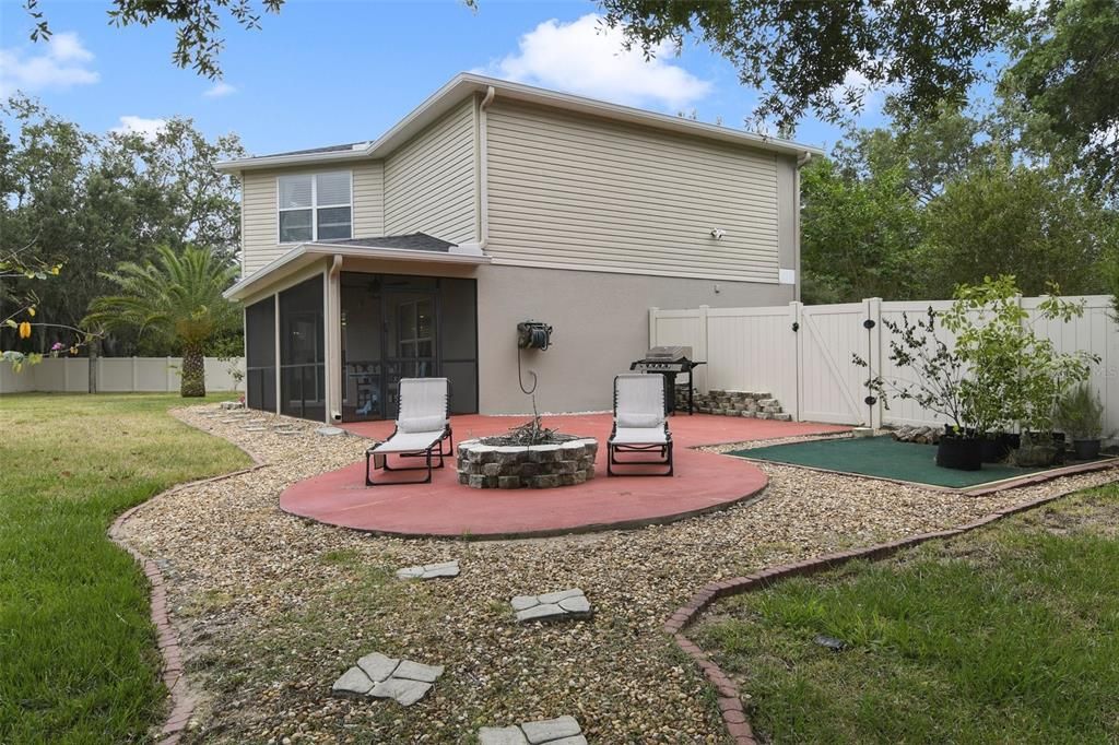 The cherry on top of this beautiful home is the expansive FULLY FENCED backyard where you can cookout on the patio, roast marshmallows over the firepit and enjoy fruit from your very own fruit trees!