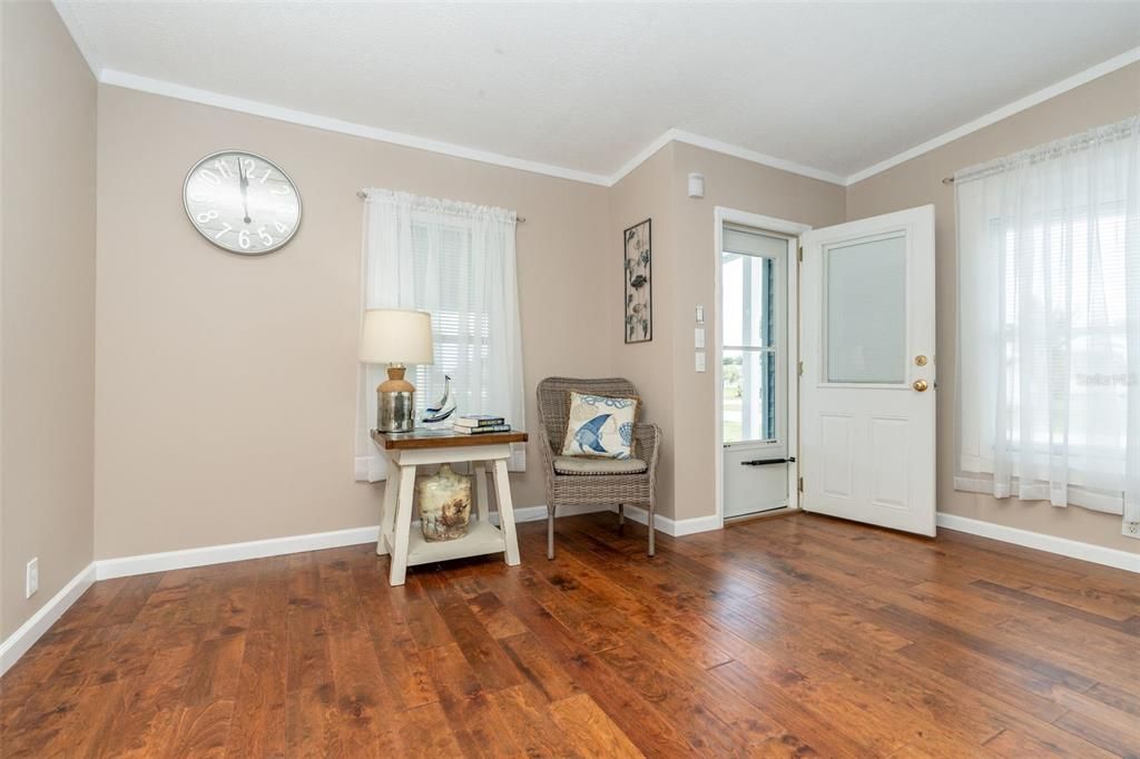 Front entry to the main Living room at 6339 Partridge Ave. Englewood FL 34224