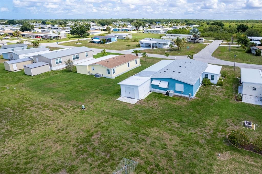 Areal view of 6339 Partridge Ave.