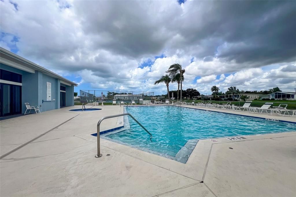 Community pool for at 6339 Partridge Ave. Englewood FL 34224