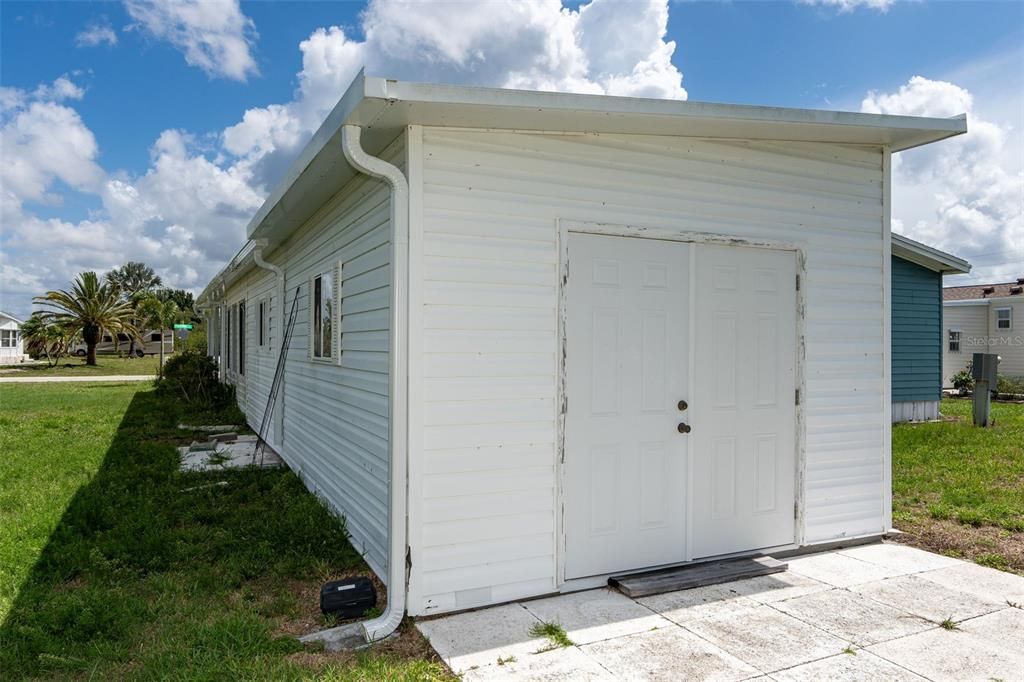 Carport shed at 6339 Partridge Ave. Englewood FL 34224