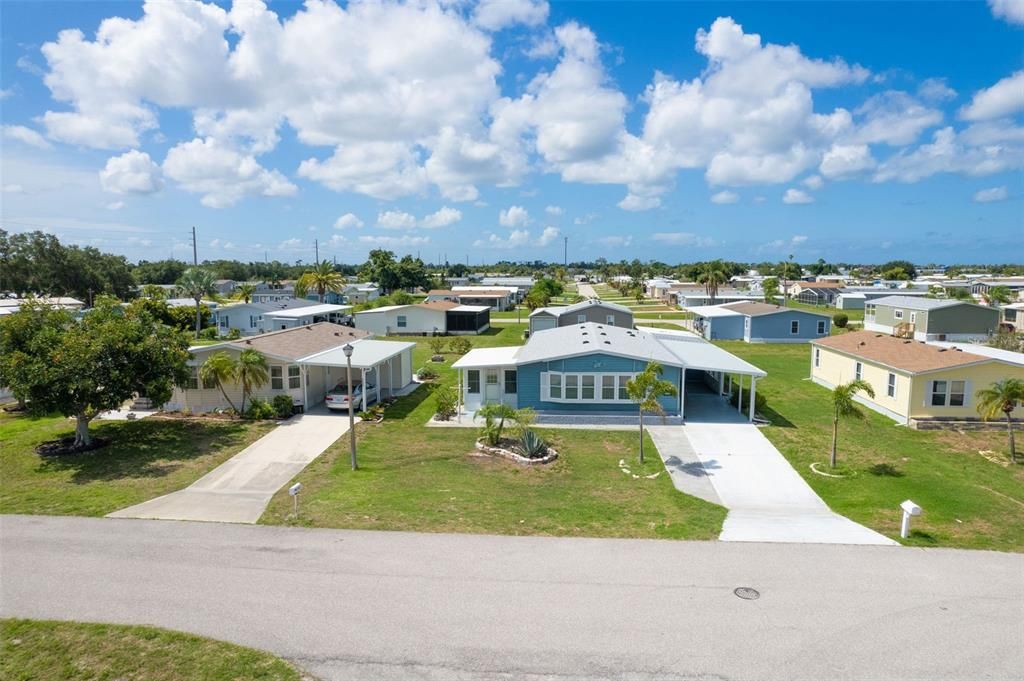 Areal view of NEW ROOF 6339 Partridge Ave.