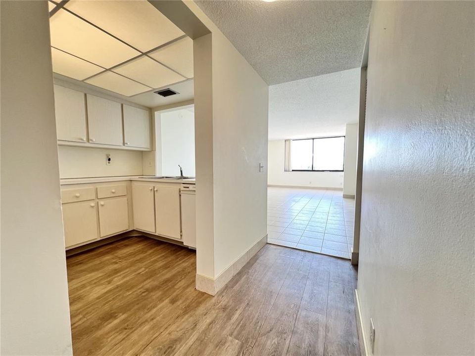 Entry Kitchen. Beautiful vinyal flooring