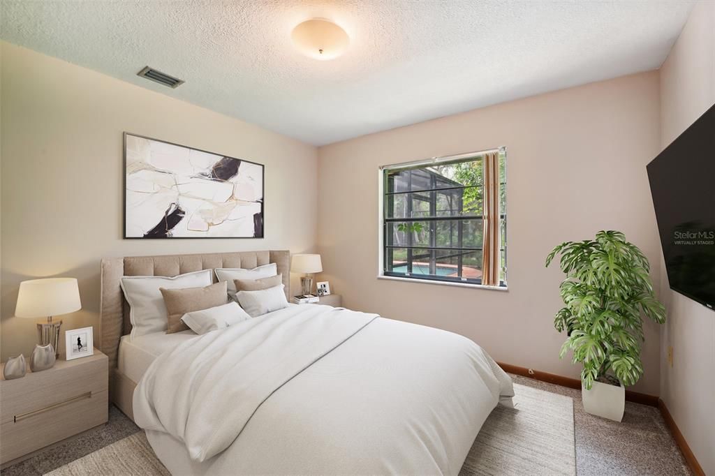 GUEST BEDROOM. Virtually Staged.