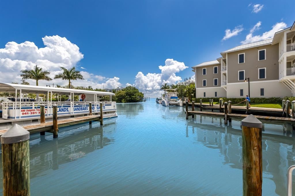 Canal to the intercostal