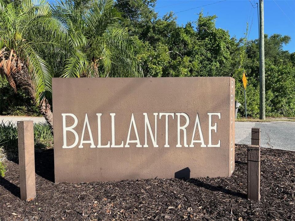 Maintenance free community has an inviting divided entry boulevard.