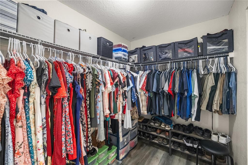 Primary Walk in Closet